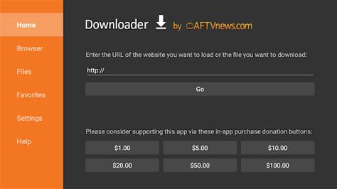Enter www. . Aftv downloader